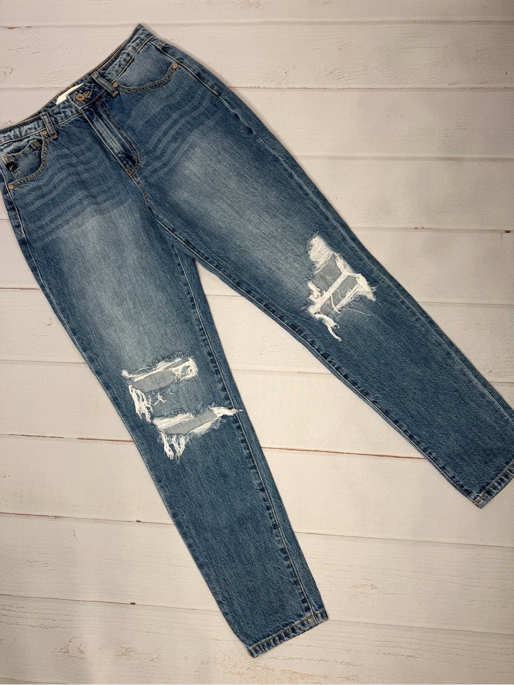 KanCan High Rise Distressed Skinny Jeans Size 3/25